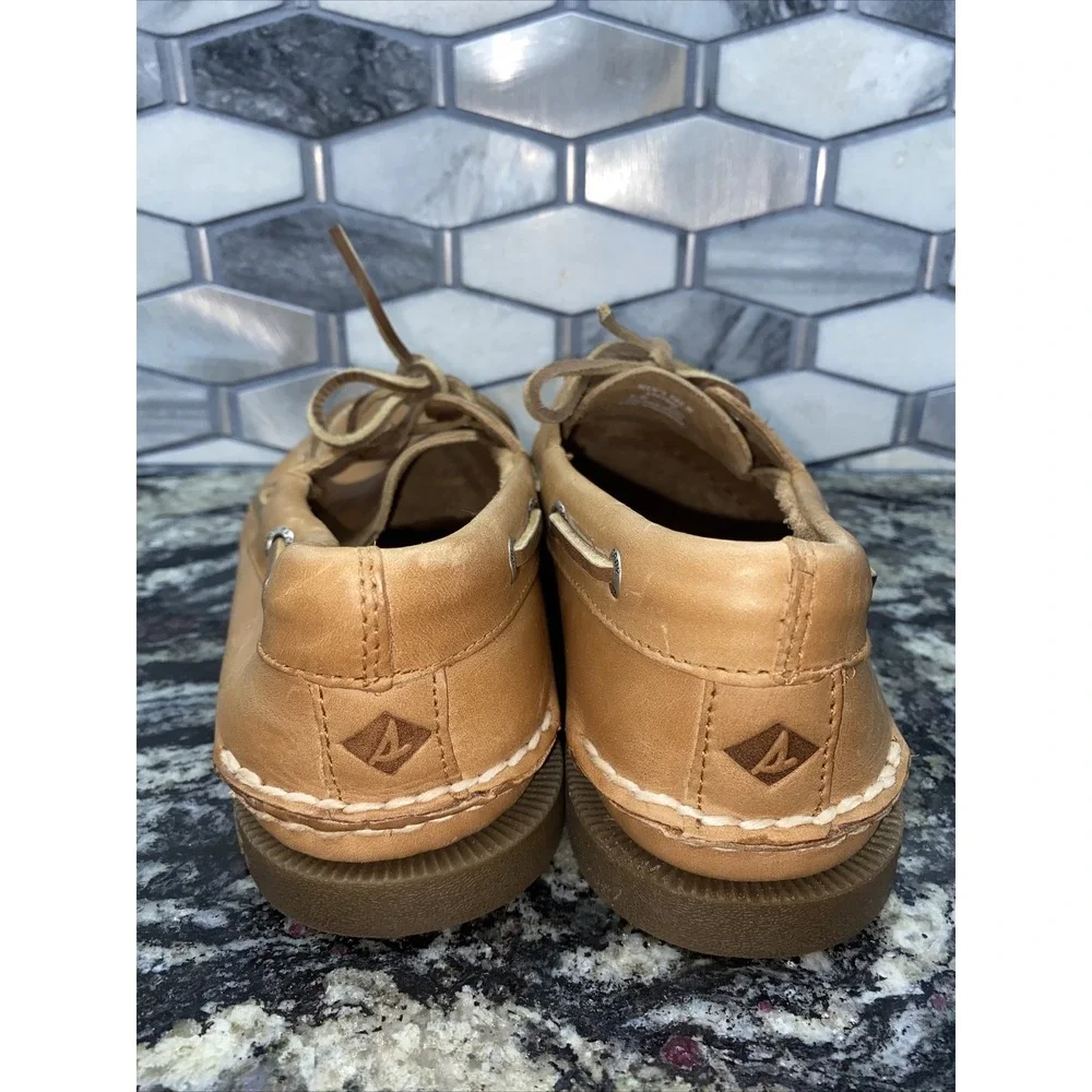Sperry Mens Authentic Original 2-i Leather Boat‎ Shoe, Sahara, sz 9
